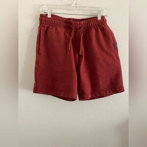 Bear Bottom Shorts Men’s M Red 7 Inch Inseam Drawstring Stretch Gym